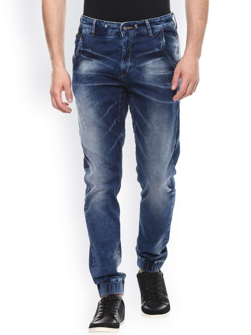 Buy SPYKAR Men Blue Jogger Fit Mid Rise Jogger Jeans Jeans for Men 1842483 Myntra