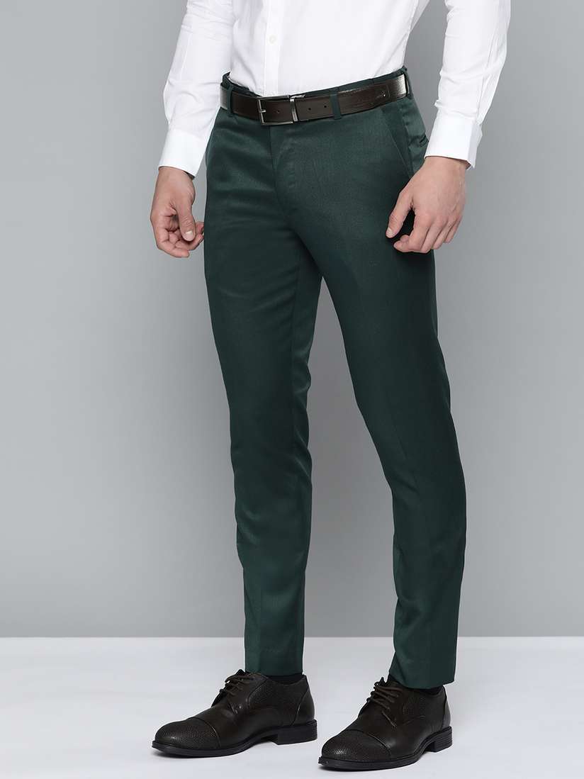 Asos Mens Cropped Trousers Buy DENNISON Men Green Solid
