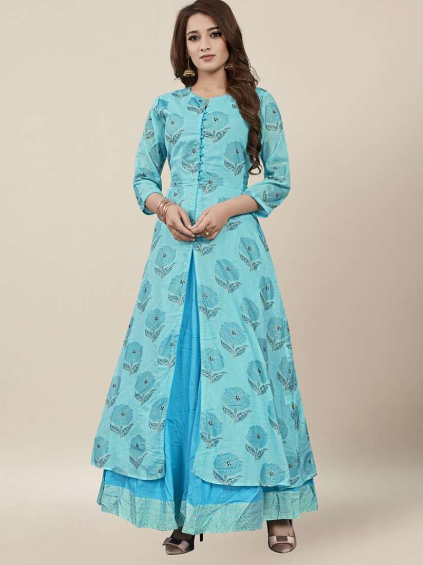 Myntra anarkali cotton kurtis online