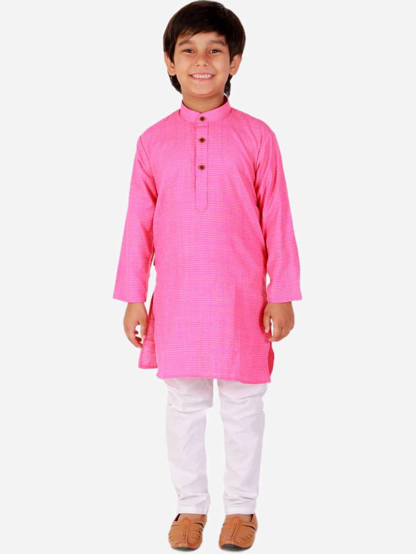 Buy Pro Ethic STYLE DEVELOPER Boys Pink Pure Cotton Kurta with Pyjamas Kurta Sets for Boys 18454730 Myntra