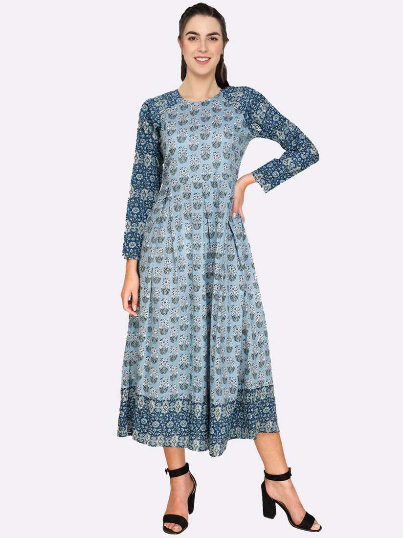 Myntra anarkali cotton kurtis discount