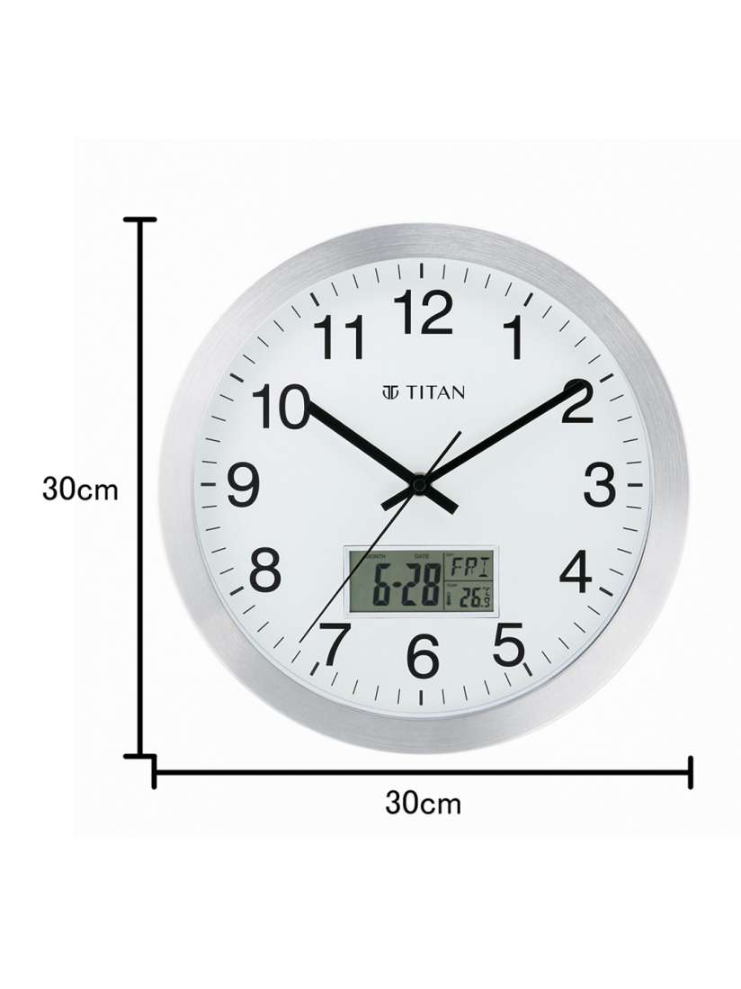 Buy Titan Steel Contemporary Wall Clock Clocks for Unisex 18467702 Myntra