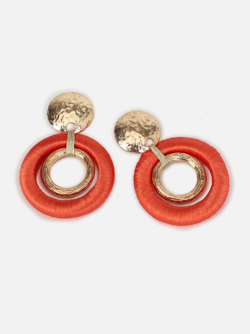Forever 21 orange earrings outlet