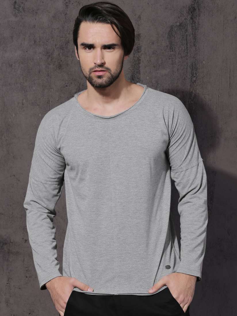 Myntra mens full sleeve t shirts online