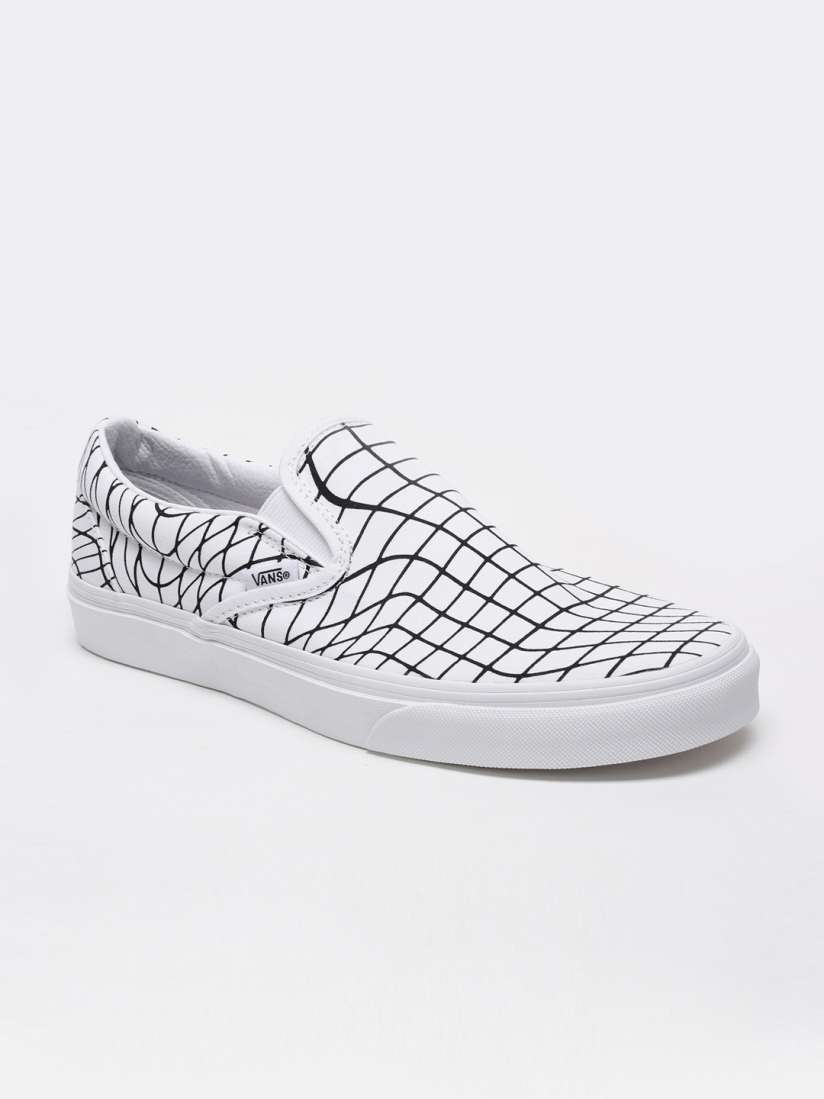 Buy Vans Unisex White Printed Slip On Sneakers Casual Shoes for Unisex 18479588 Myntra