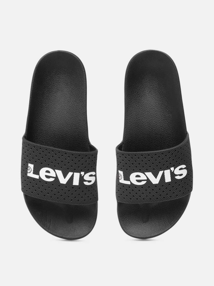 Buy Levis Women Black Printed Sliders Flip Flops for Women 18480856 Myntra