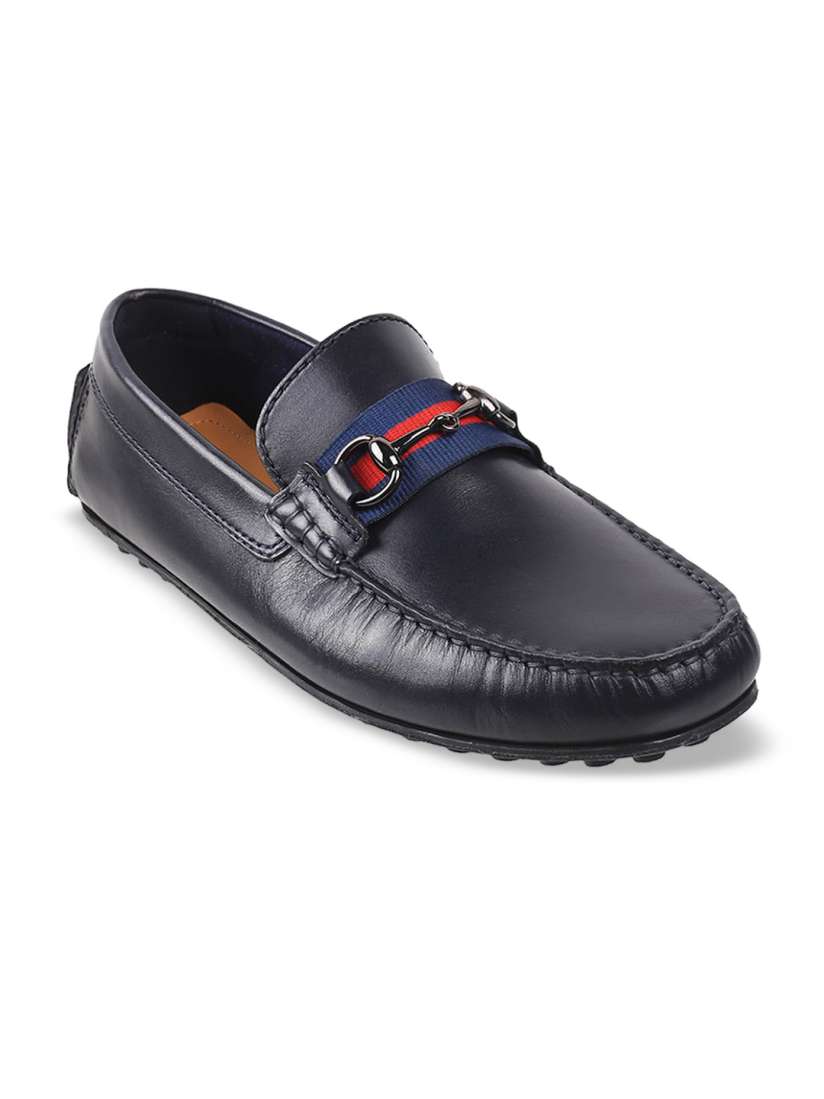 Buy J FONTINI Men Blue Textured Leather Loafers Casual Shoes for Men 18485750 Myntra