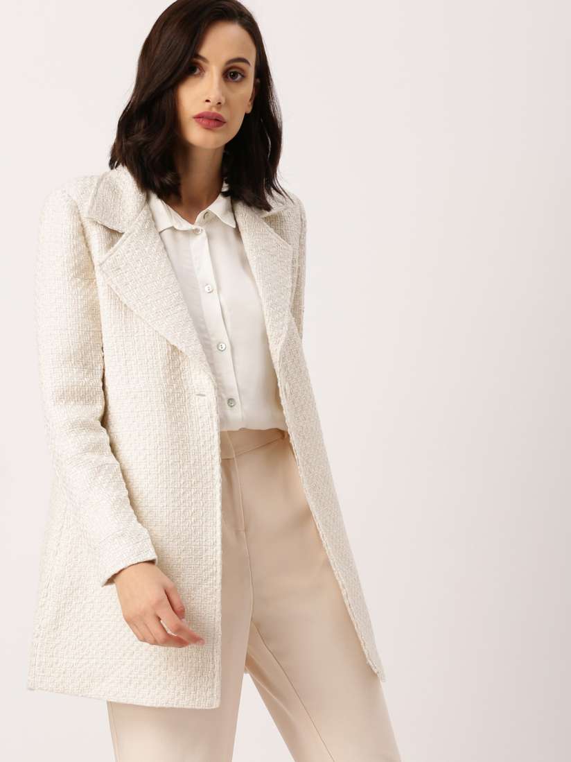 Buy all about you from Deepika Padukone Women Off White Coat Coats for Women 1848904 Myntra
