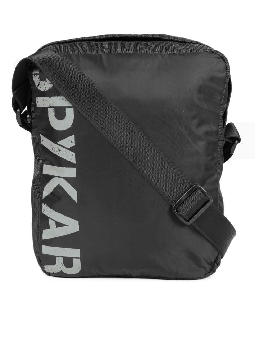 Buy SPYKAR Men Black Printed Messenger Bag Messenger Bag for Men 1849348 Myntra