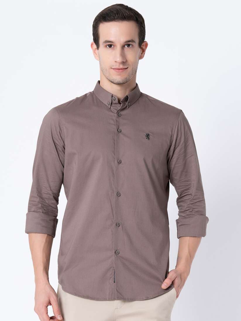 Buy Red Tape Men Brown Pure Cotton Casual Shirt Shirts for Men 18496130 Myntra
