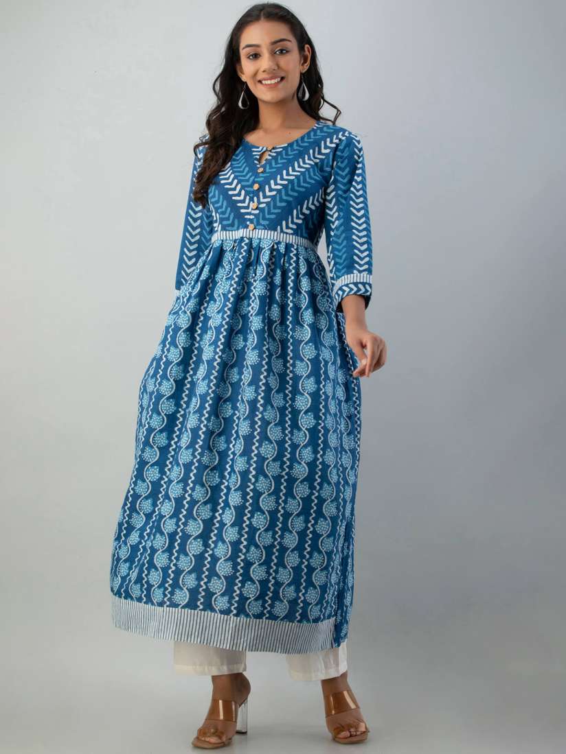Long skirt with kurti myntra discount