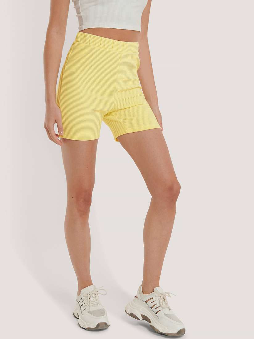 Yellow hot pants outlet