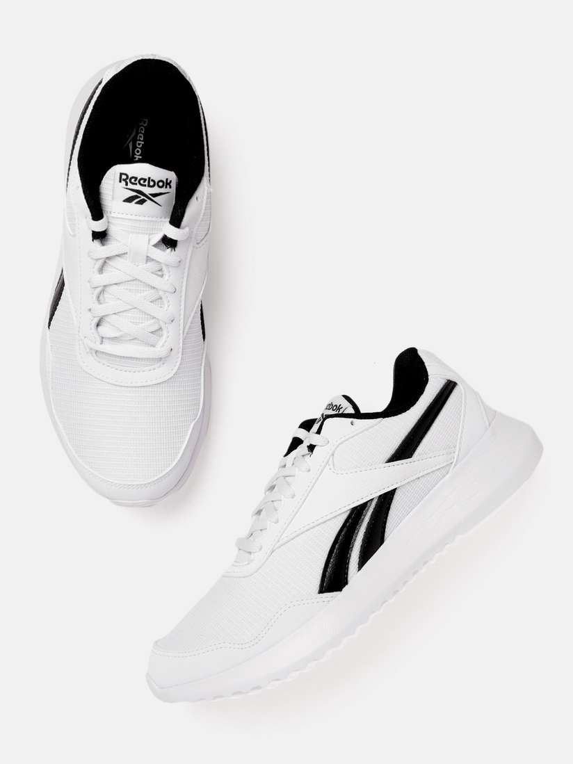 reebok black and white shoes