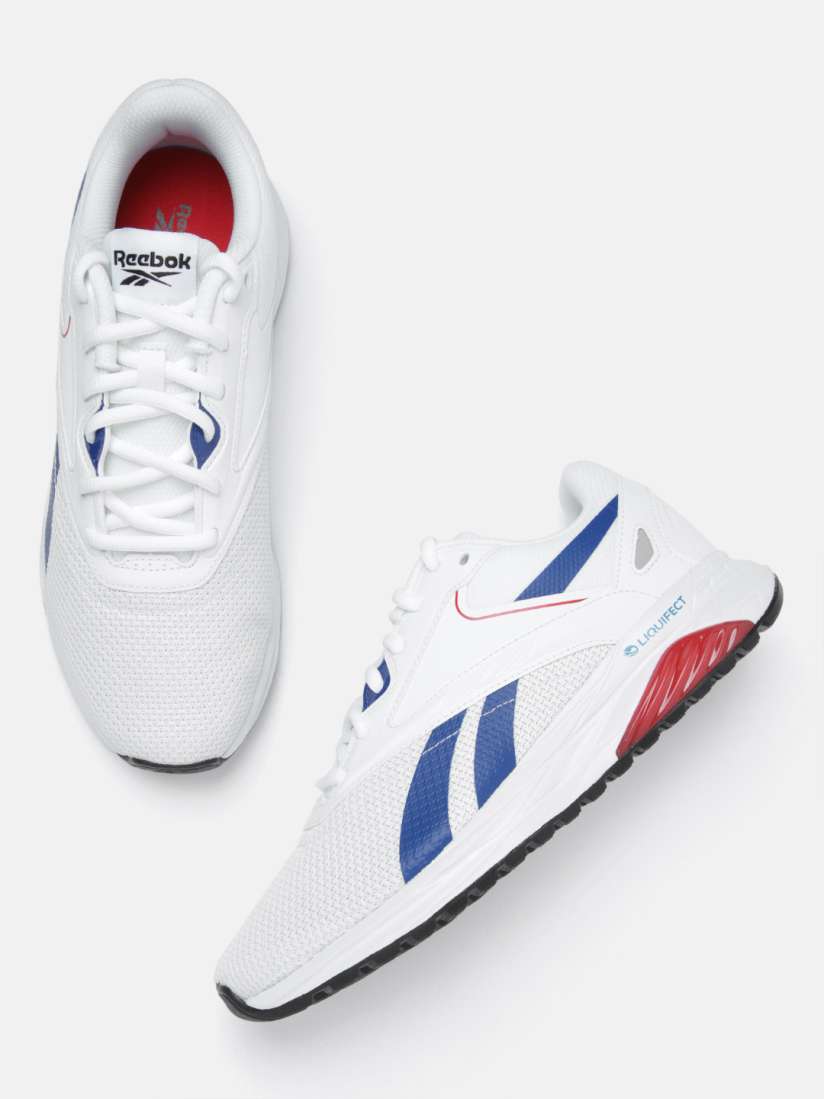 Reebok mens white tennis shoes online