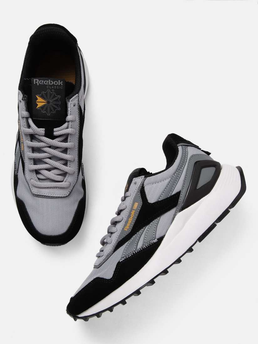 Buy Reebok Classic Unisex Grey Black Woven CL Legacy AZ Leather Sneakers Excluding Trims Casual Shoes for Unisex 18516166 Myntra