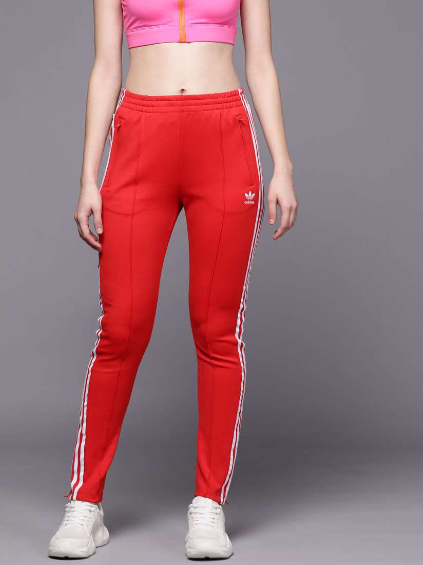Buy ADIDAS Originals Women Red Primeblue Side Stripes Track Pant Track Pants for Women 18516556 Myntra