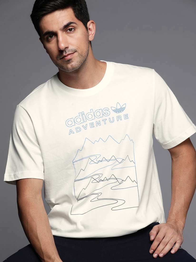 Buy ADIDAS Originals Men White Printed T shirt Tshirts for Men 18519090 Myntra