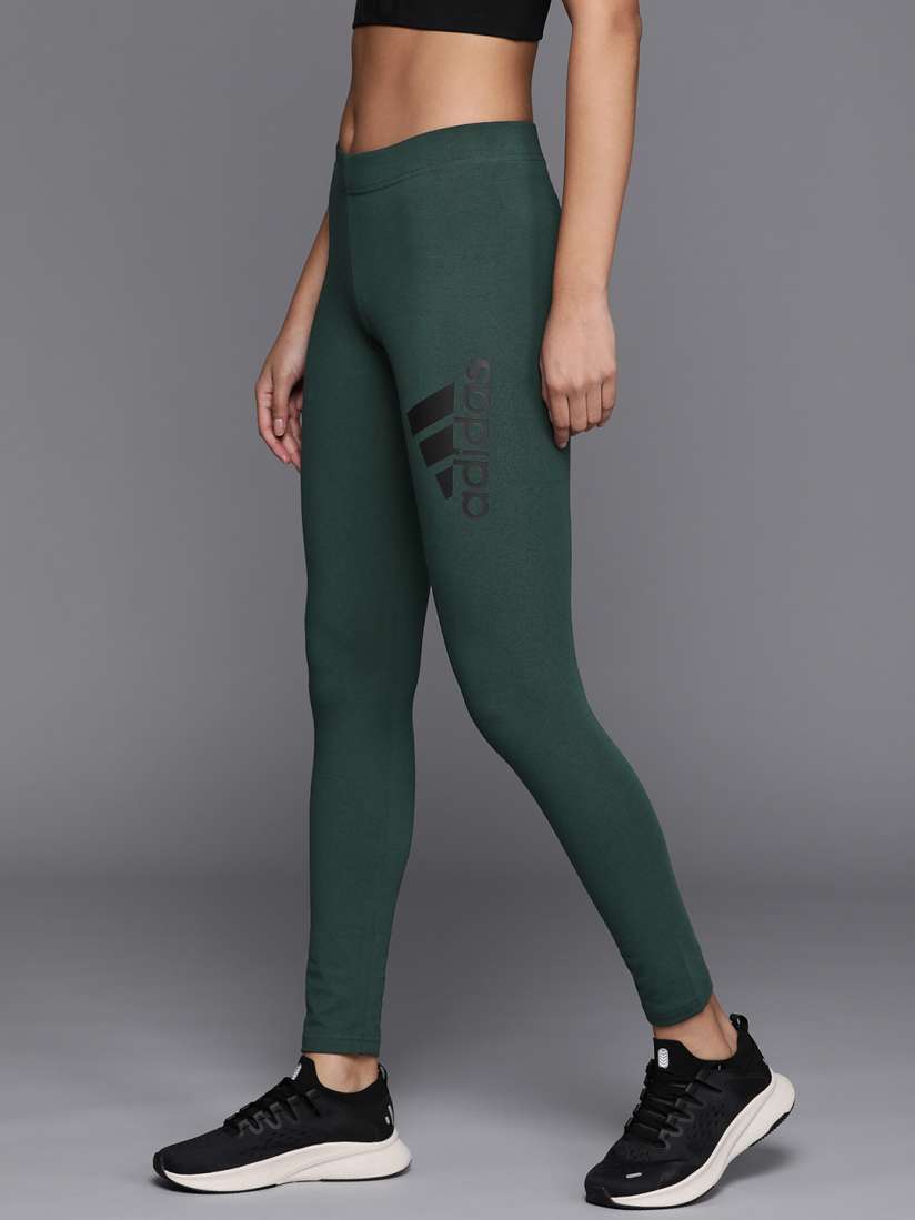 Olive adidas leggings online