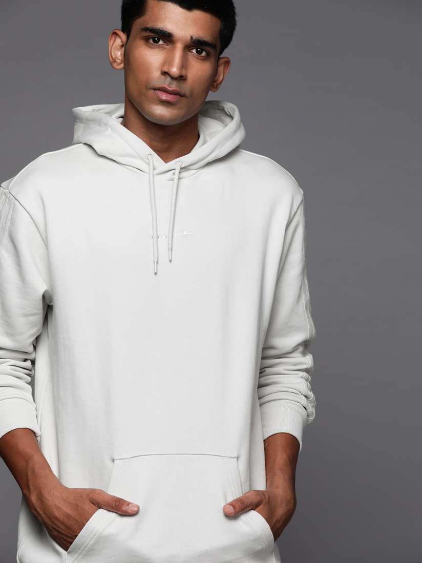 Buy ADIDAS Originals Men Grey Pure Cotton Hooded FTL CC NMD Sweatshirt Sweatshirts for Men 18520096 Myntra