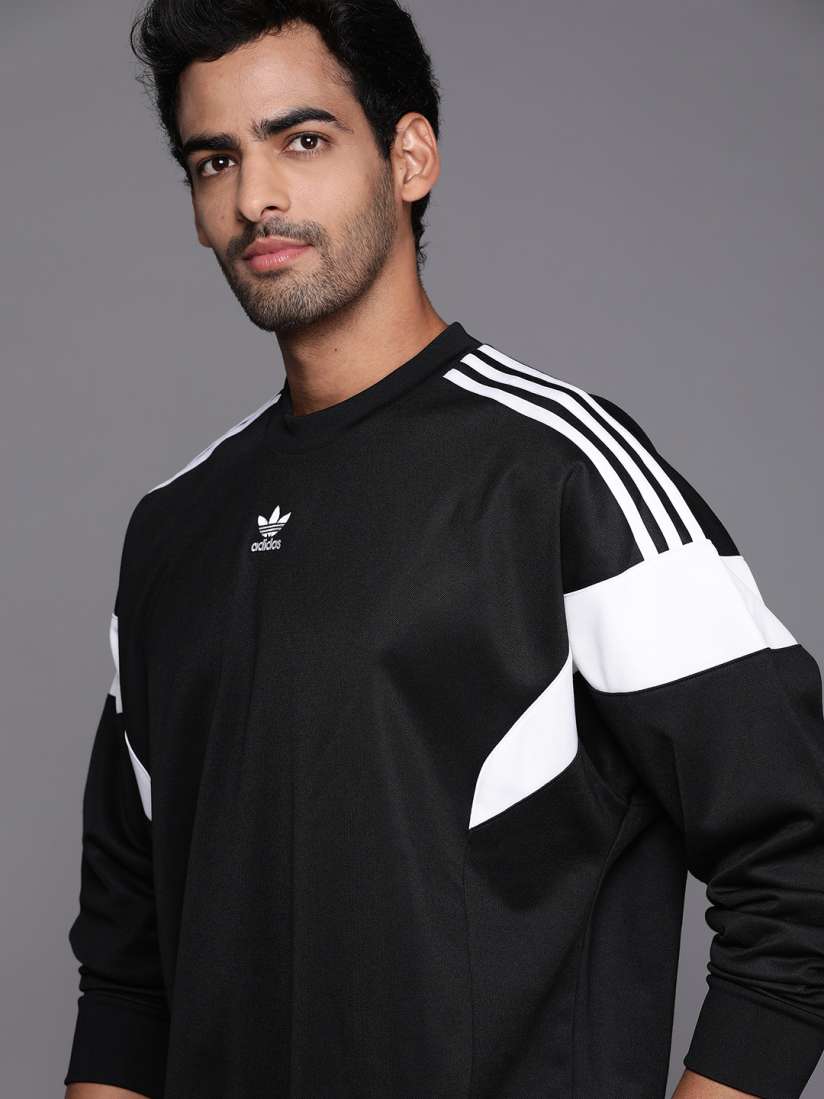 Buy ADIDAS Originals Men Adicolor Classics Cut Line Crew Sweatshirt Sweatshirts for Men 18520128 Myntra