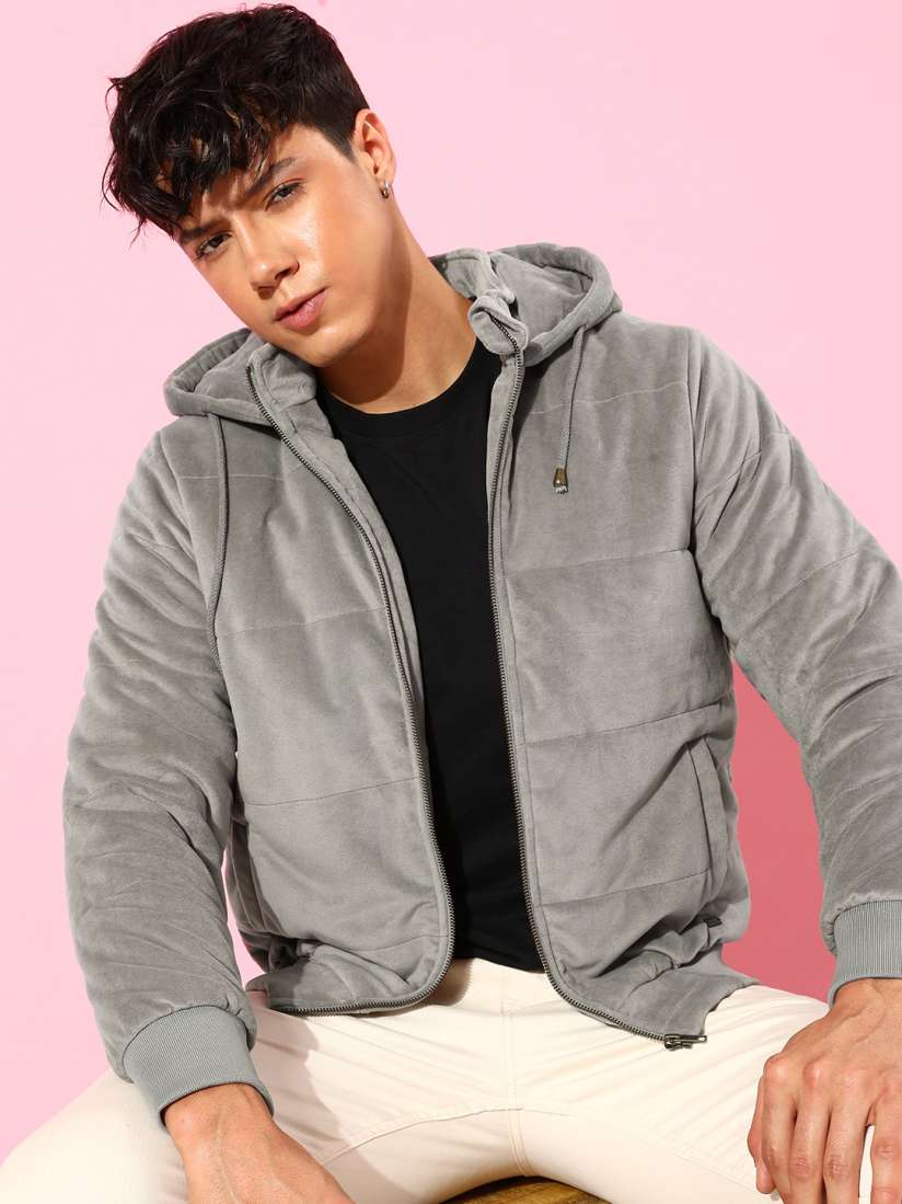 Buy The Roadster Lifestyle Co. Men Long Sleeves Hooded Bomber Jacket Jackets for Men 18523288 Myntra