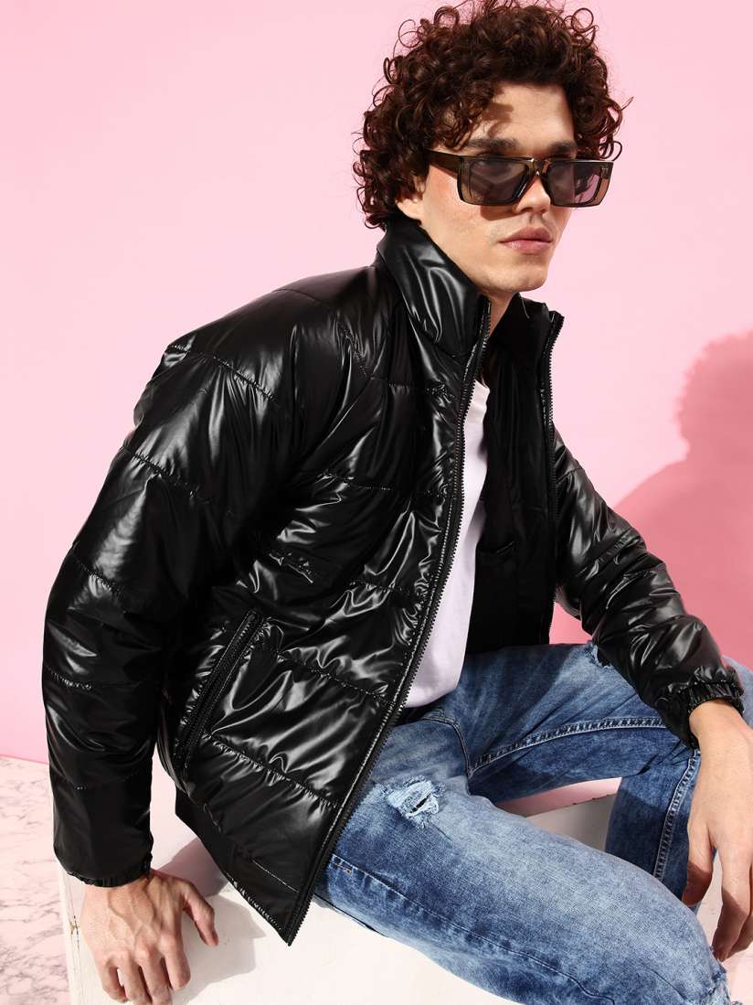 Buy The Roadster Lifestyle Co. Men Black Solid Bomber Jacket Jackets for Men 18523428 Myntra