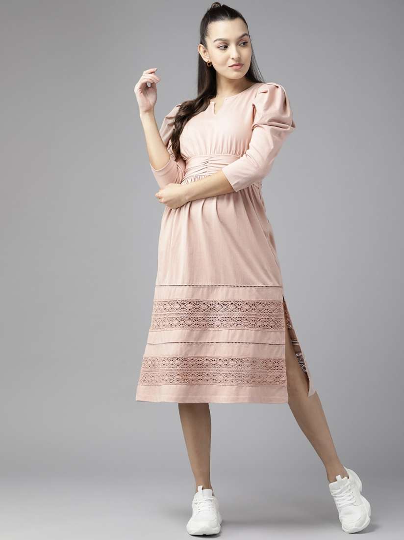 Myntra lace dress hot sale