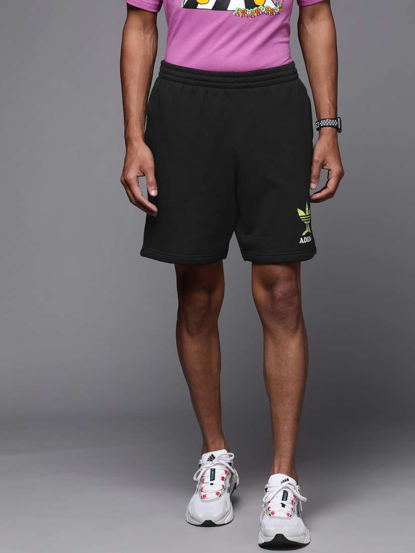 Buy ADIDAS Originals Men Black Fun Brand Logo Print Sports Shorts Shorts for Men 18526982 Myntra