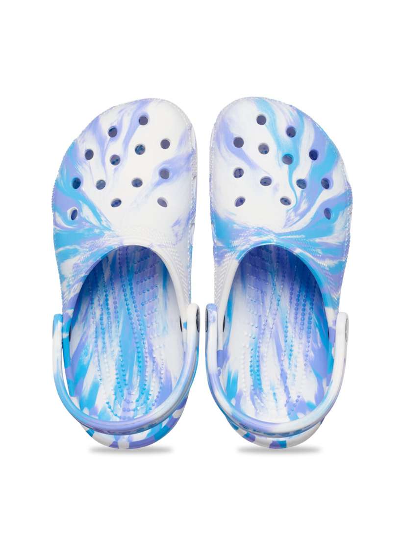 Buy Crocs Unisex Blue White Clogs Sandals Flip Flops for Unisex 18527158 Myntra