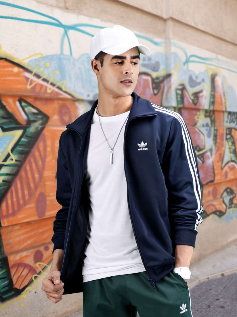 Buy ADIDAS Originals Men Navy Blue BECKENBAUER PRIMEBLUE TRACK Sporty Jacket Jackets for Men 18527386 Myntra