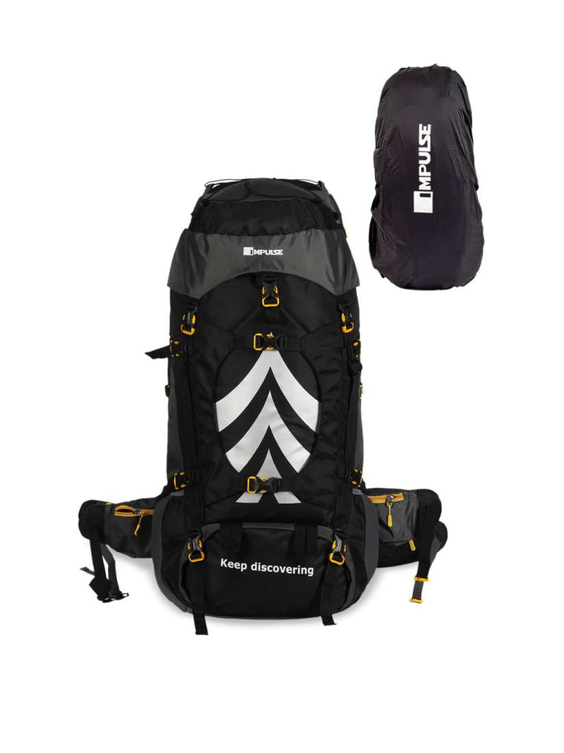 Buy Impulse Black White Printed Rucksack Rucksacks for Unisex 18532624 Myntra