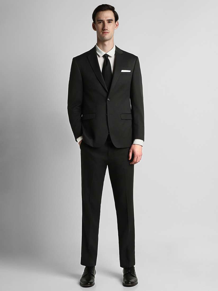 Peter england black suit top