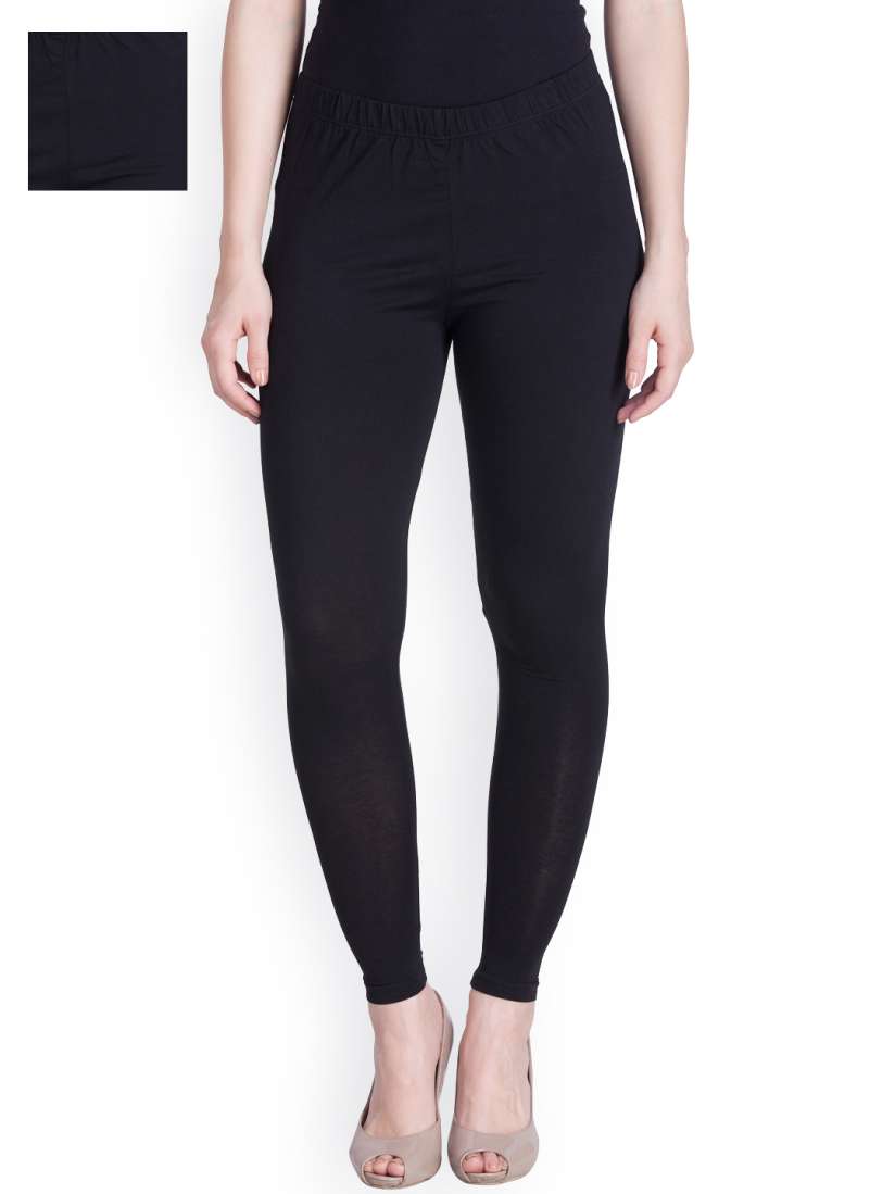 Buy LYRA Black Pack of 2 Ankle Length Leggings Leggings for Women 1853447 Myntra