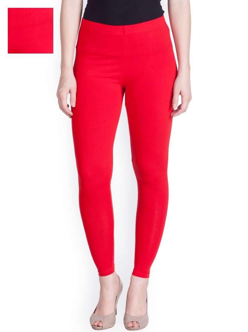 Buy LYRA Red Pack of 2 Ankle Length Leggings Leggings for Women 1853448 Myntra