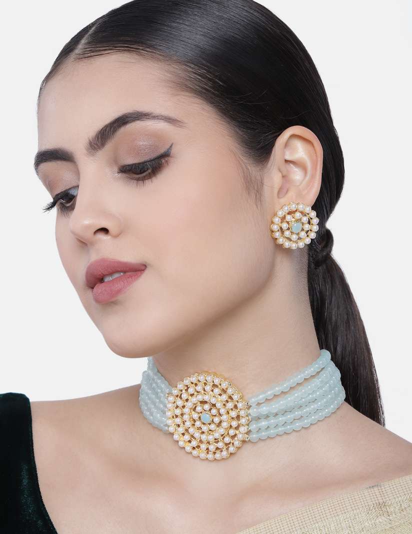 Choker set myntra hot sale