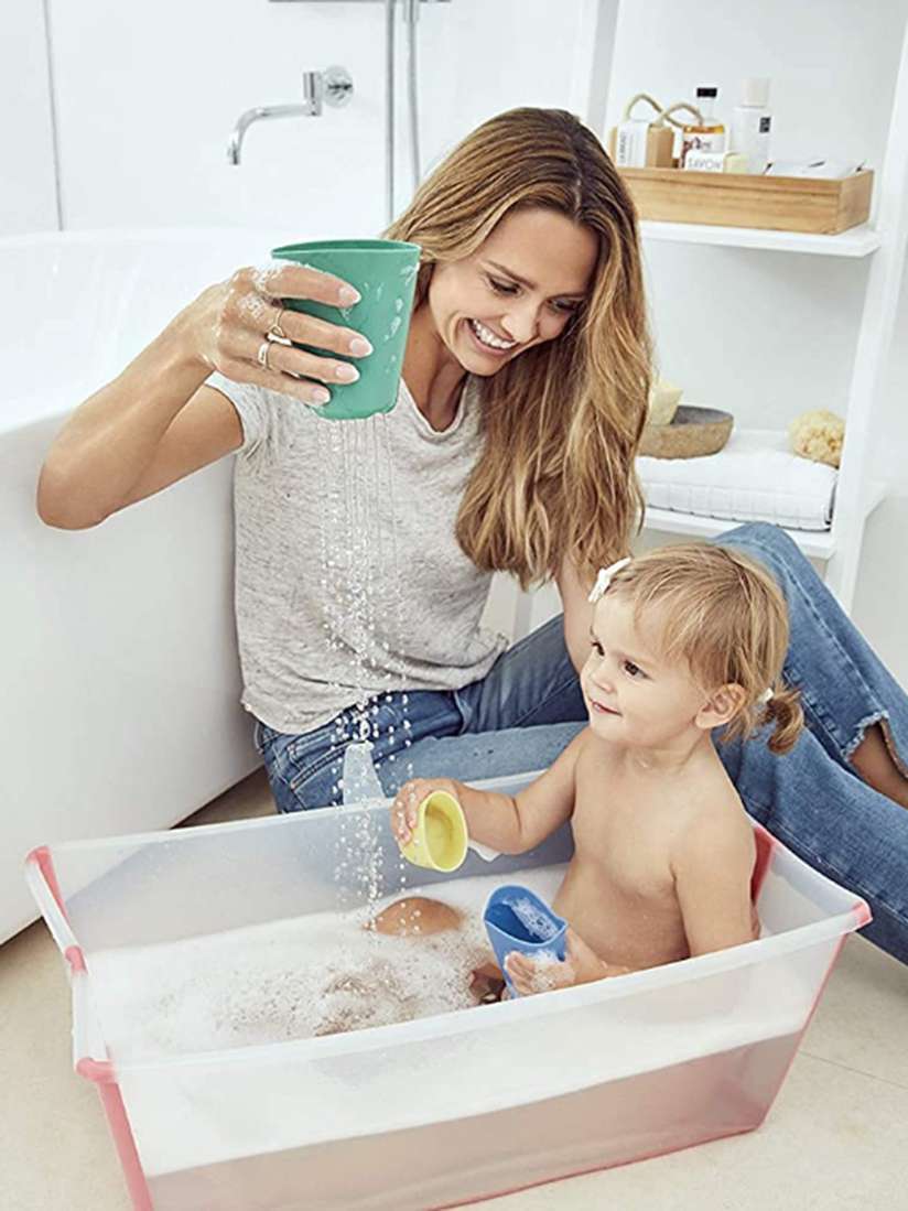 HOT Bath Newborn Stokke Flexi Bath Pink Rosa Stokke Flexi Tub