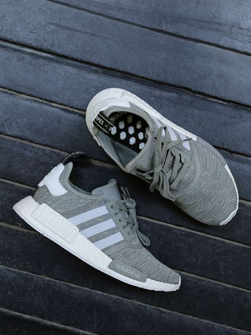 Adidas grey nmd mens on sale