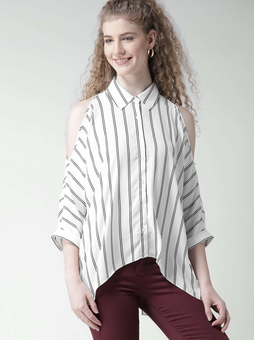 Cold shoulder shirt forever 21 top