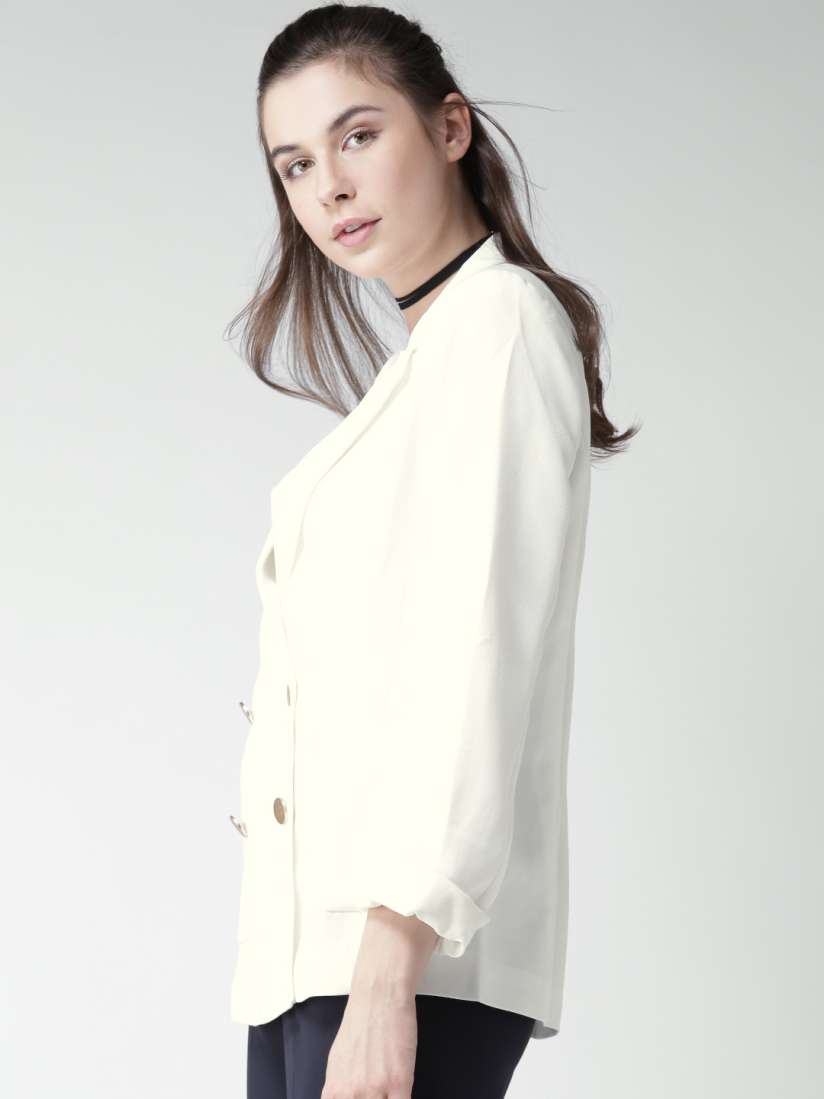 Forever 21 white blazer online