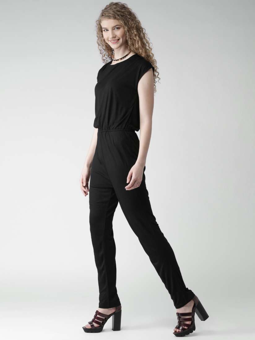 Buy FOREVER 21 Black Jumpsuit Jumpsuit for Women 1858002 Myntra