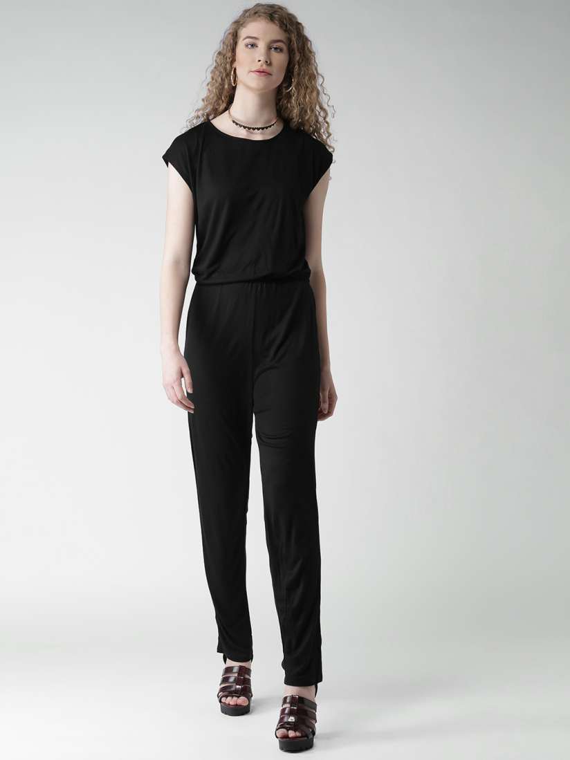 Black jumpsuit women's forever 21 shop
