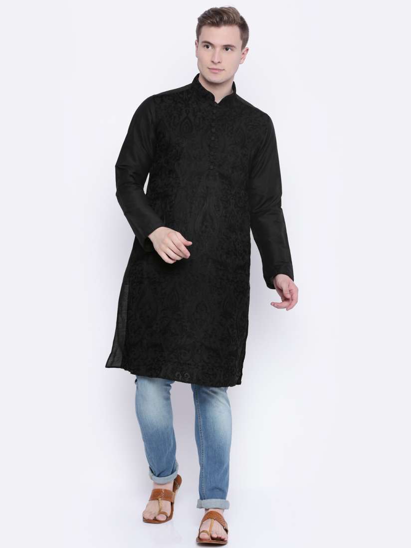 Straight kurta with jeans sale