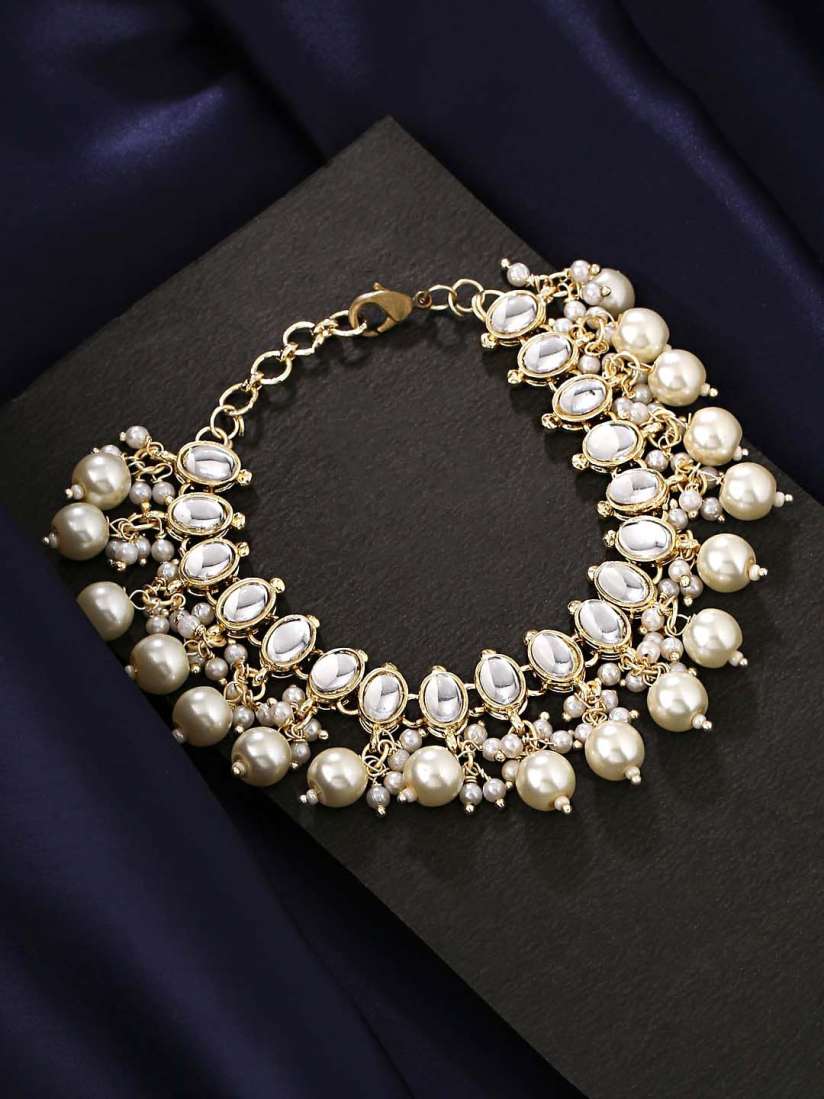 Pearl drop bracelet hot sale
