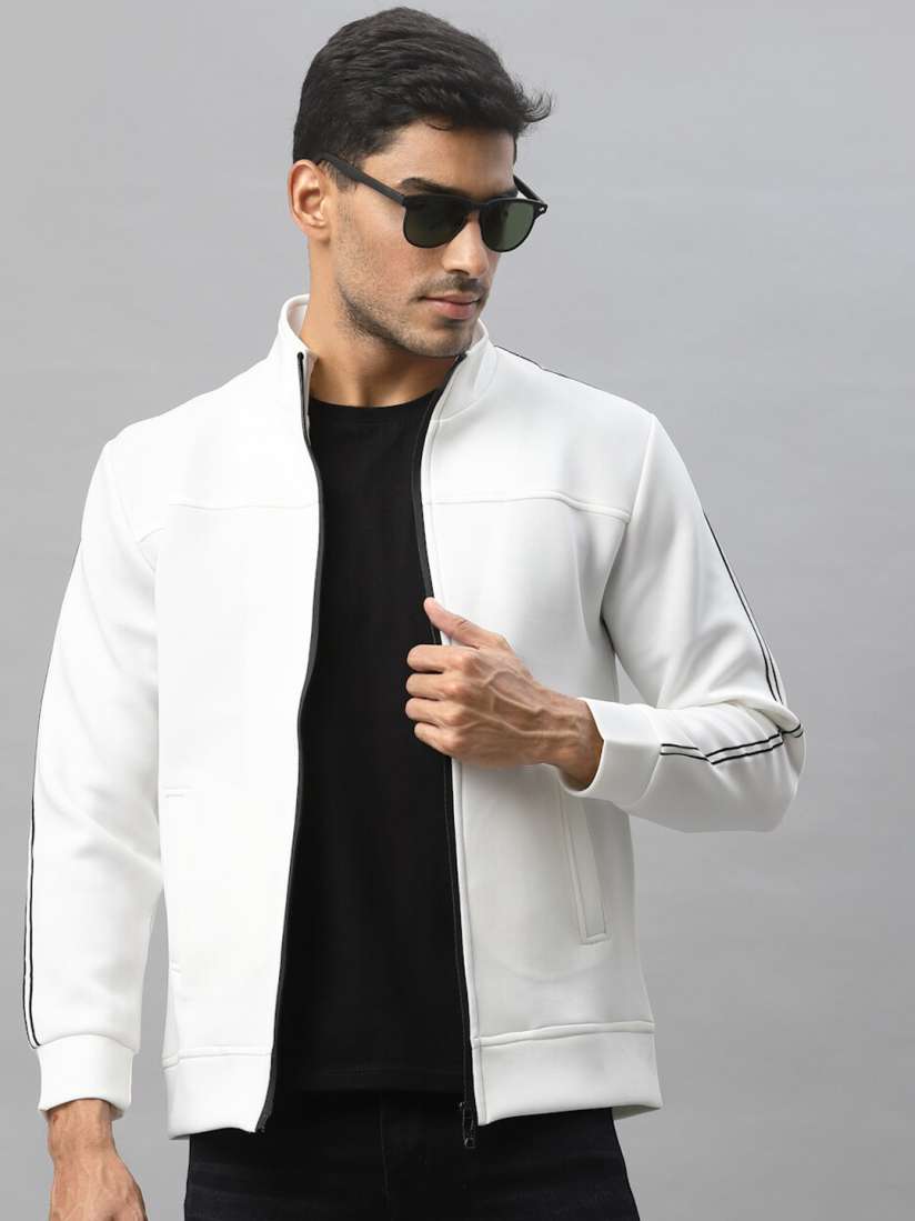Buy Style Quotient Men White Bomber Jacket Jackets for Men 18588484 Myntra