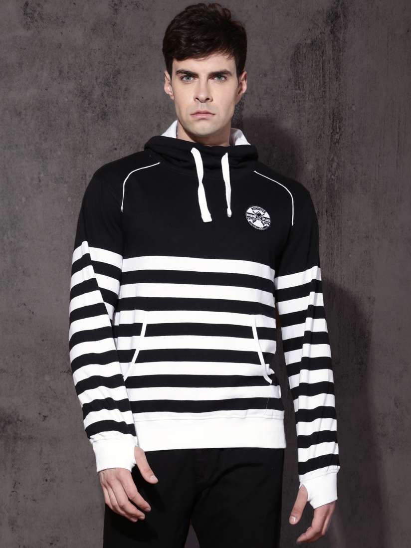 Black and white sweatshirt mens hotsell