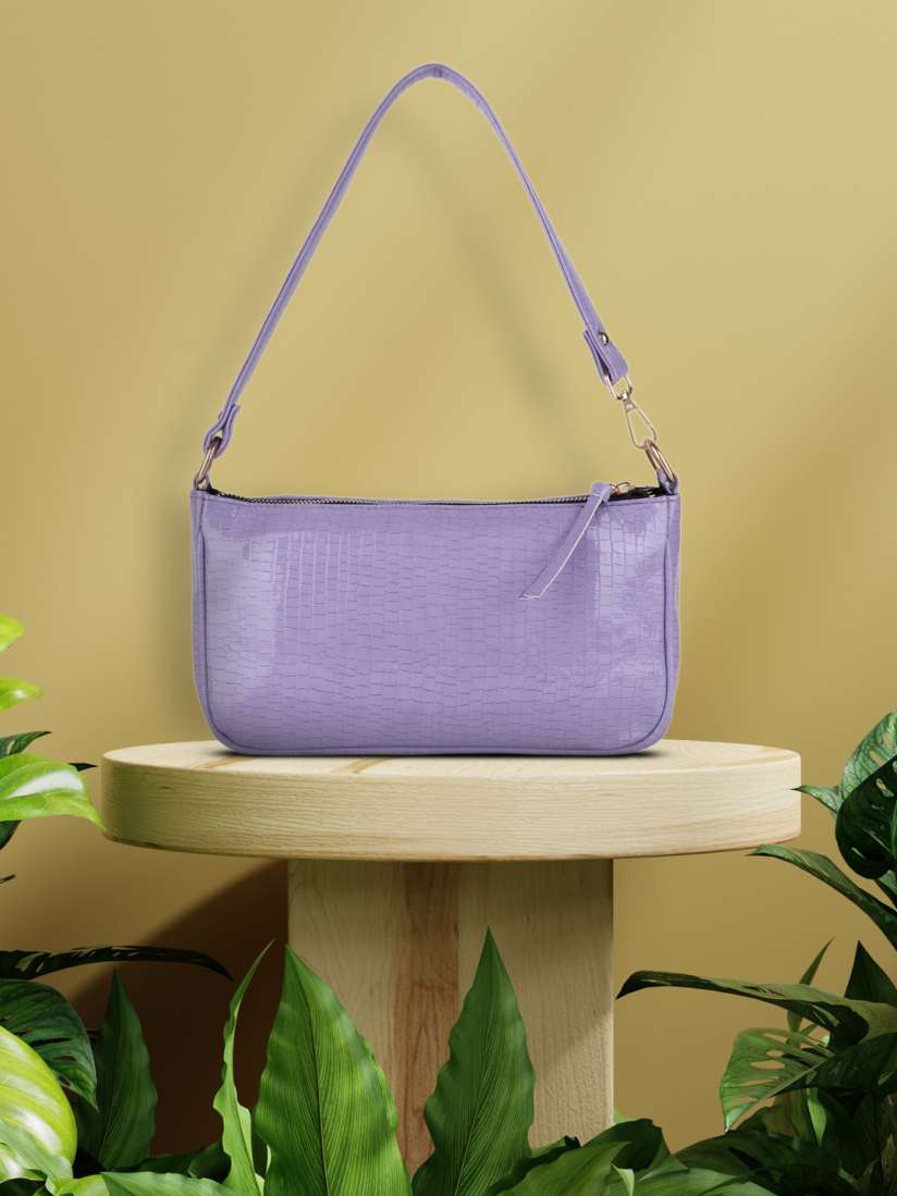 lavender shoulder bag