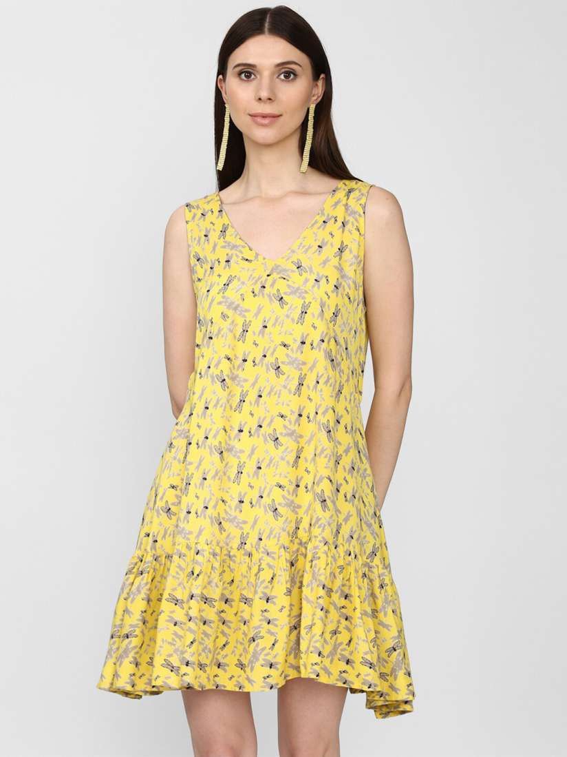 Forever 21 yellow floral dress outlet