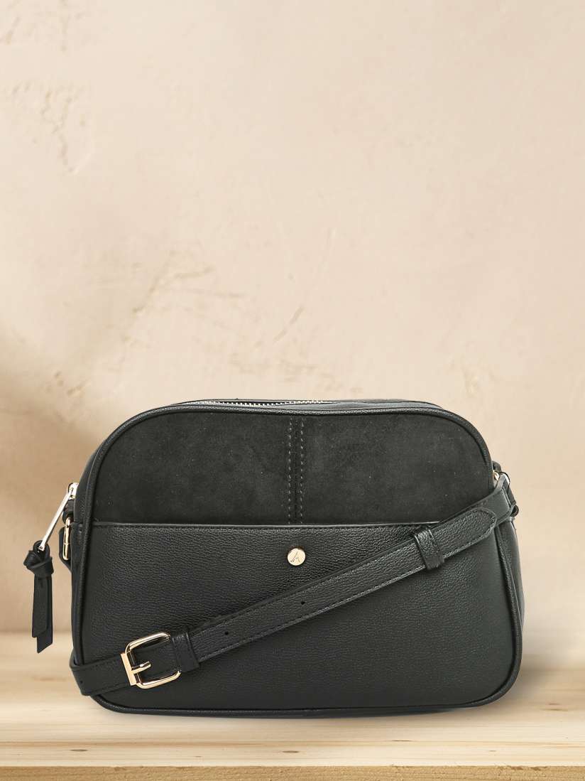 Buy Accessorize Women Black Structured Sling Bag Handbags for Women 18606888 Myntra