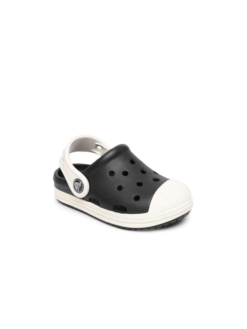 Buy Crocs Bump IT Kids Black White Colourblocked Clogs Flip Flops for Boys 1861231 Myntra
