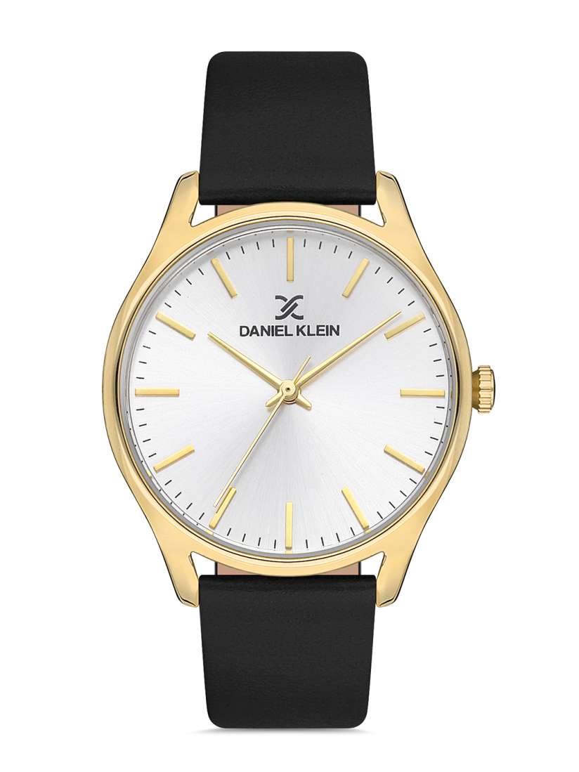 Buy Daniel Klein Women Gold Toned Dial Black Leather Straps Analogue Watch Watches for Women 18620266 Myntra